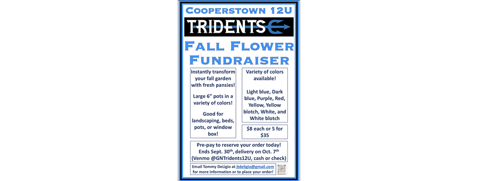 Fundraising for Cooperstown! 