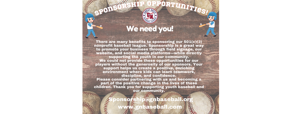 Looking for sponsors!